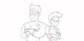 Livre de coloriage en ligne Henry Danger