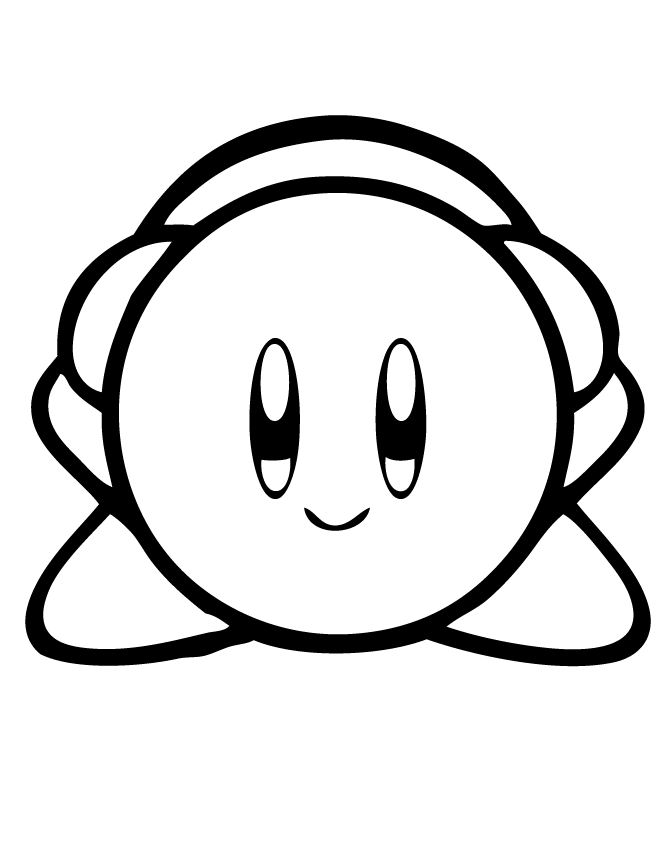 Kirby online värityskirja tytöille