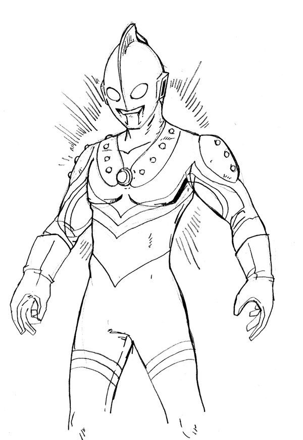 Online maľovanka Cartoon Ultramen