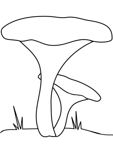 Färgbok på nätet Hound Mushroom