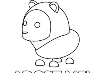 Online coloring book Lion from Adopt Me