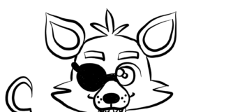 Livre de coloriage en ligne Fox avec FNAF