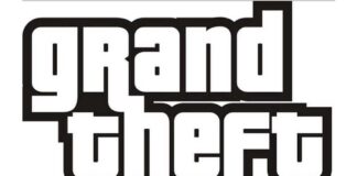 Libro para colorear online Logo del juego GTA