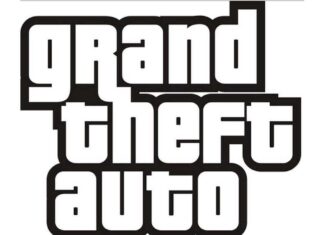 Online kifestőkönyv Logo a GTA játékból