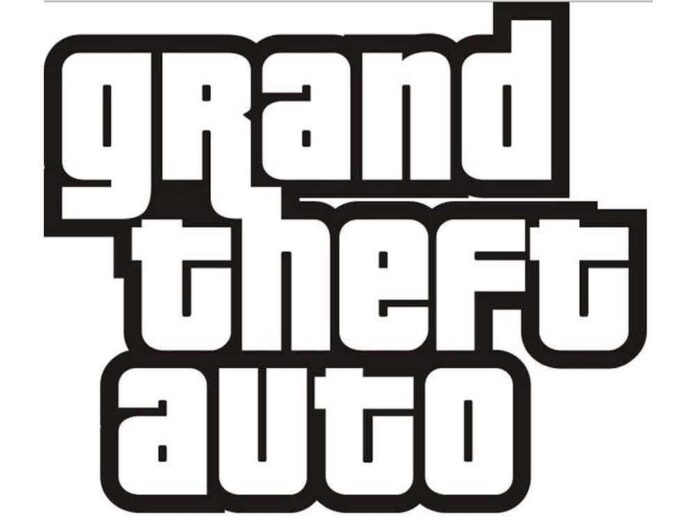 Livro de colorir online Logotipo do jogo GTA