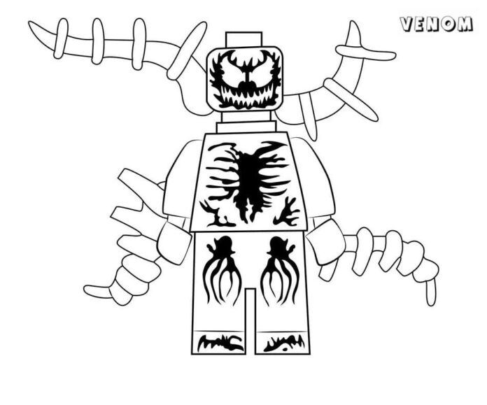 Libro da colorare online Lego Venom
