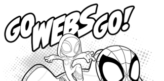 Online coloring book Marvel Spidey and his amazing friends