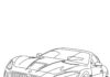 Libro para colorear online Maserati Granturismo