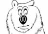 Libro da colorare online dell'orso Grizzy per bambini
