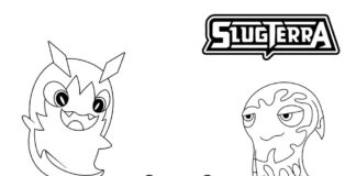 Online coloring book A beautiful day with Slugterra