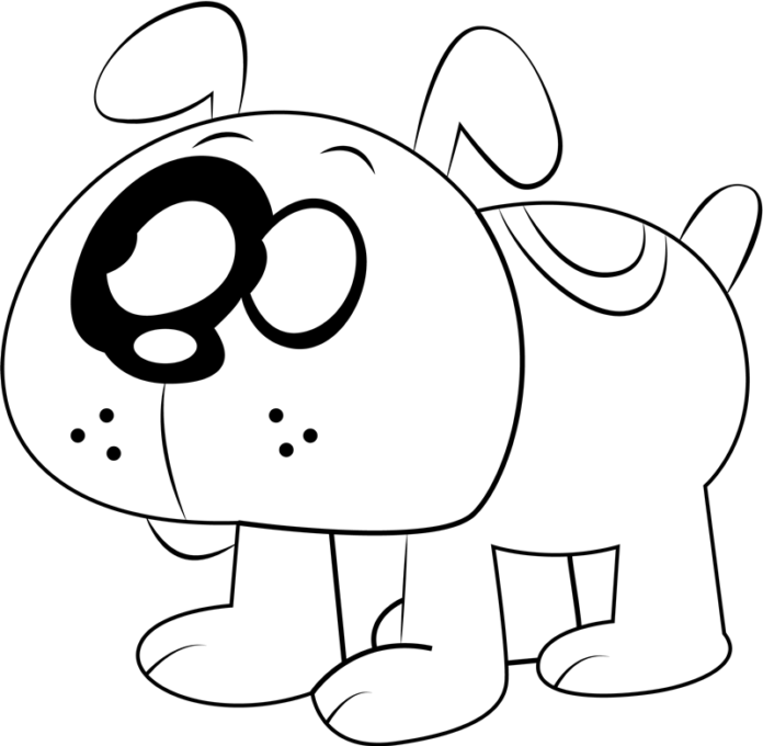 Online coloring book Dog Charles from The Loud House