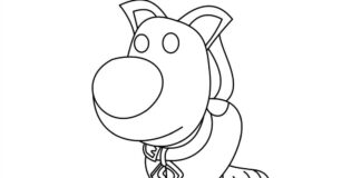 Piez online coloring book - Adopt me