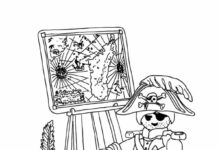 Livro online para colorir Piratas da Playmobil para crianças