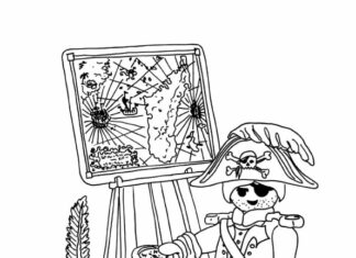 Online-Malbuch Piraten von Playmobil für Kinder