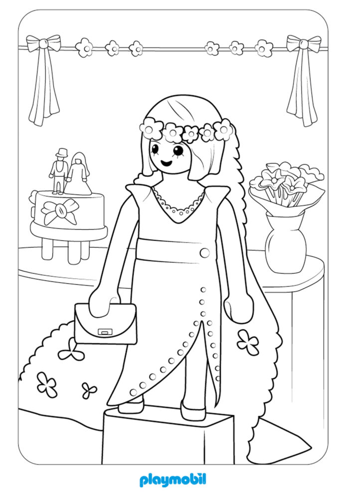 Playmobil online coloring book for girls