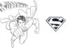 Online värityskirja Superman hahmo pojille