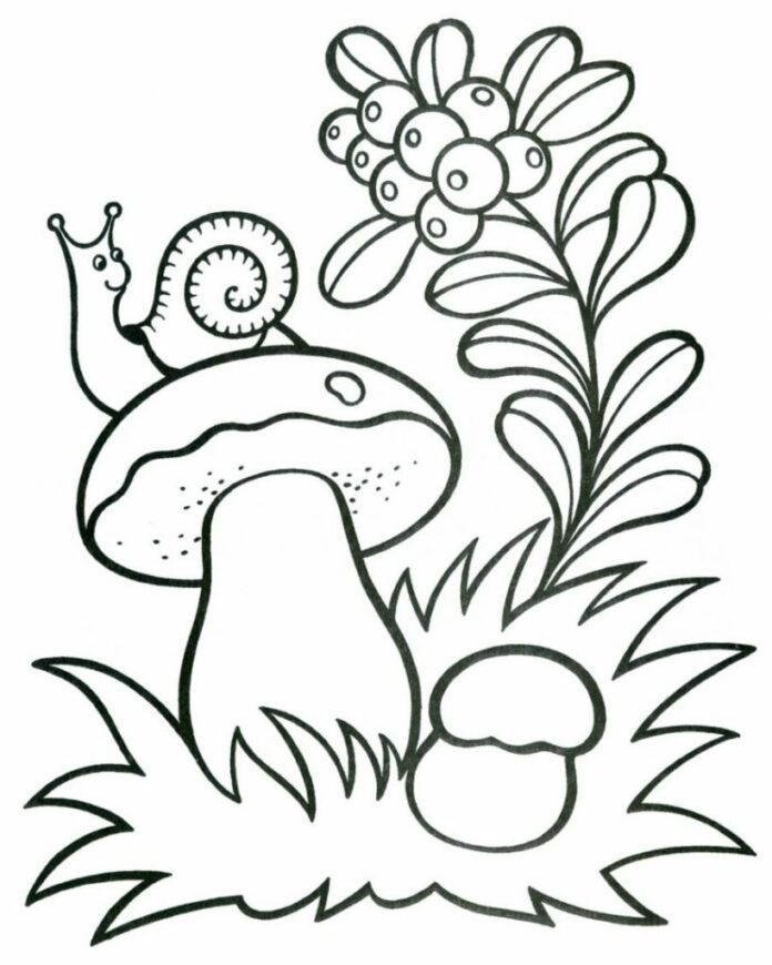Online coloring book The Gherkin and the Butternut