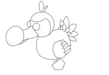 Online-Malbuch Dodo-Vogel für Kinder