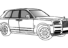 Kolorowanka online Rolls Royce Cullinan