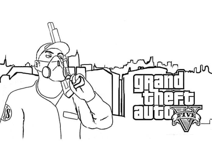Online omaľovánka GTA V série