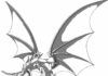 Libro para colorear online Dragón del cuento Bakugan