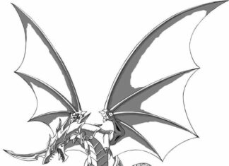 Livre de coloriage en ligne Dragon du conte de fées Bakugan