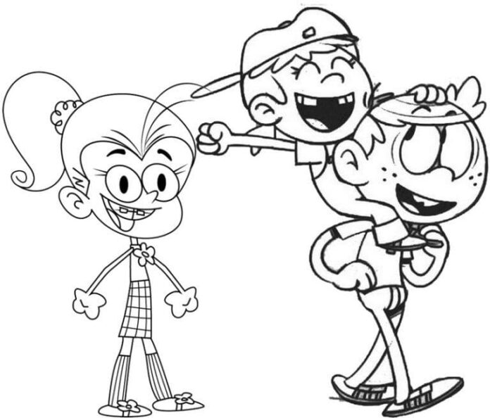 The Loud House online coloring book for kids
