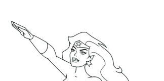 Online coloring book Wonder Women