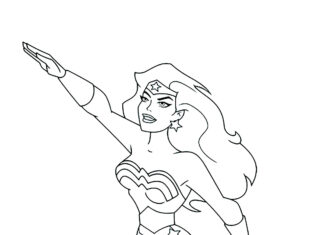 Livro online para colorir Wonder Women