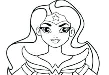 Online coloring book Wonder Women fairy tale