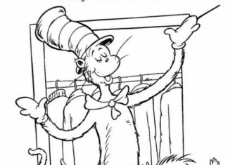 Dr. Seuss färgböcker på nätet