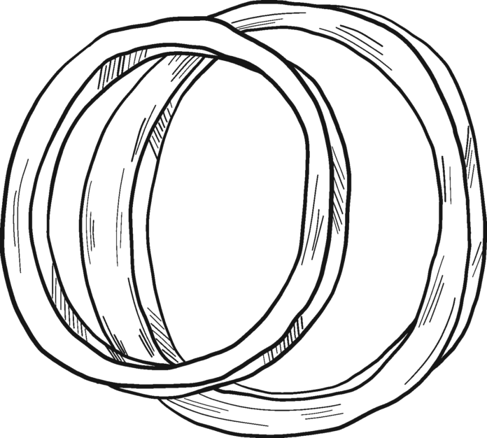 coloring page onion rings online