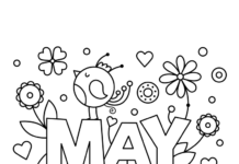 coloring page online may
