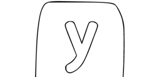 Abecedné bloky Y na vytlačenie