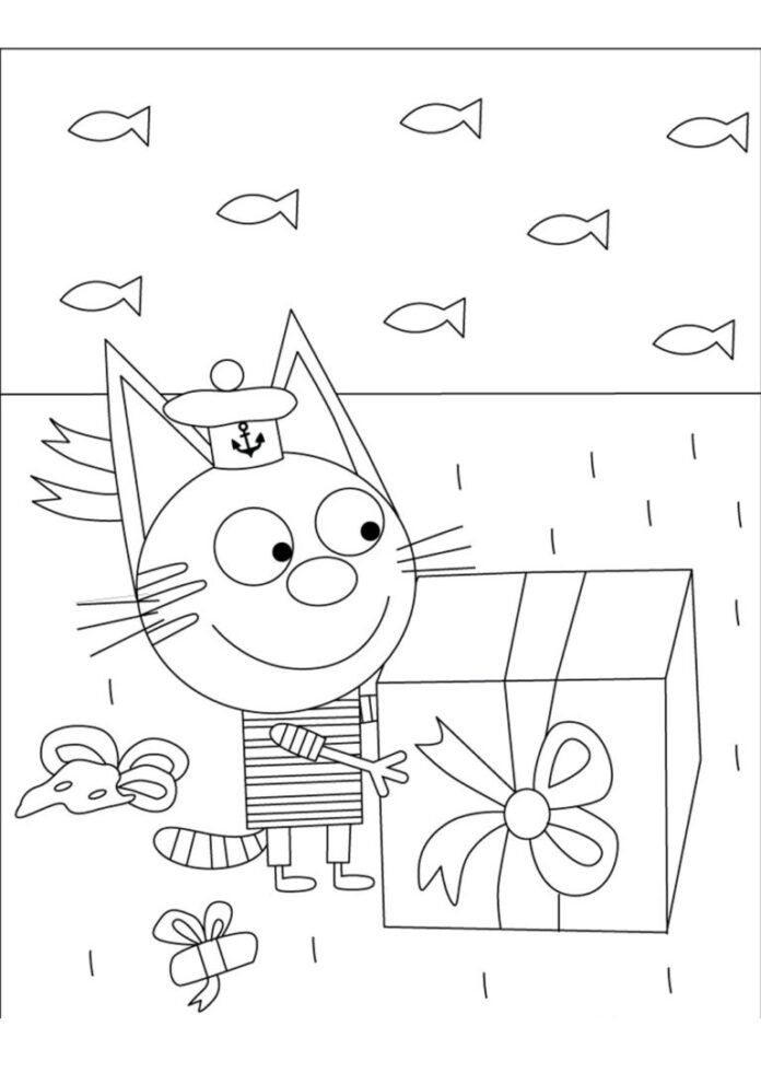 Livro online para colorir Kid E Cats