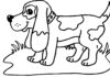 Online malebog Beagle hund til børn