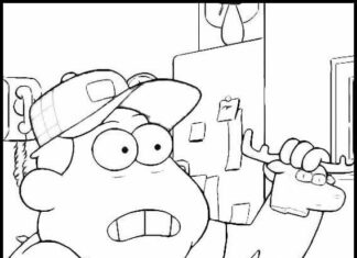 Big City Greens coloring book from children's cartoon to print