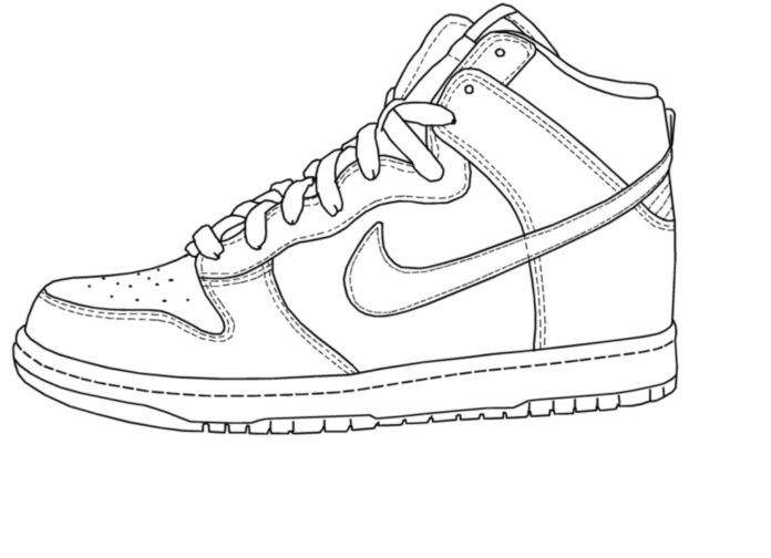 brecha permanecer postura Libro para colorear de las zapatillas Nike para imprimir y online