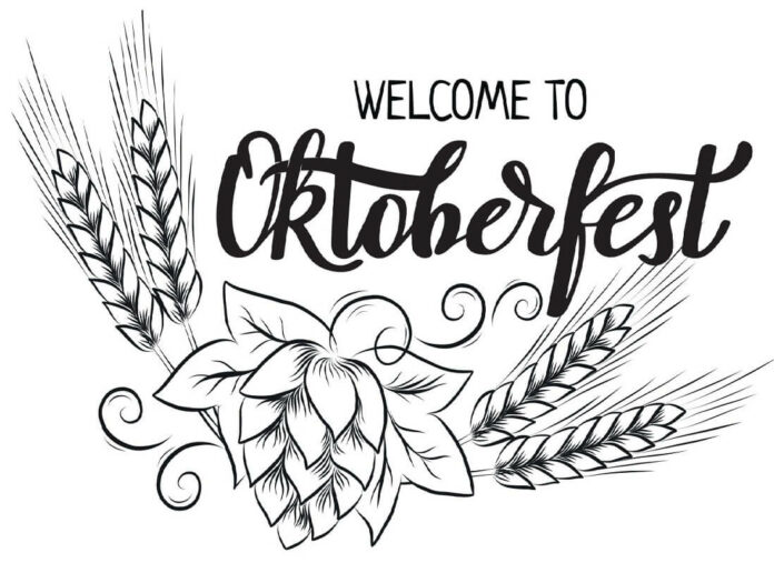 Online omaľovánka Oktoberfest pivný festival