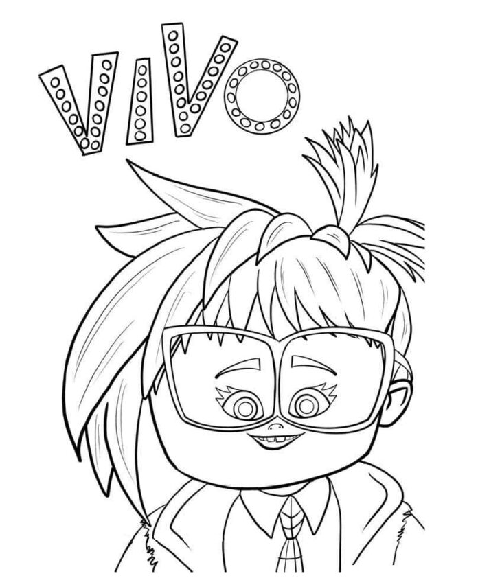 Coloring Book ONLINE Gabriela from Vivo