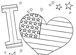 Independence Day coloring pages to print and print online