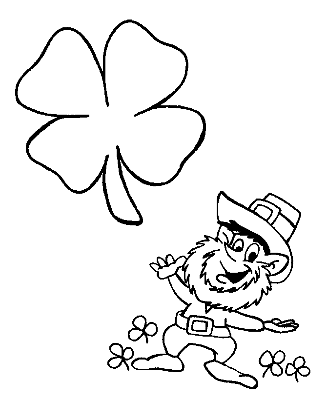 Online coloring book Ireland - St. Patrick's Day