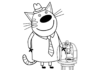 Kid E Cats online-malbok för barn