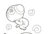 Libro da colorare online Kururu con Keroro Gunso