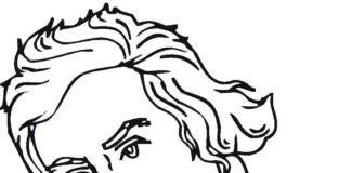 Ludwig Van Beethoven online omaľovánka