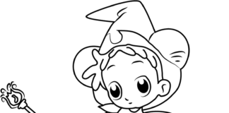 Magical Doremi coloring book for kids to print