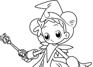 Magical Doremi coloring book for kids to print