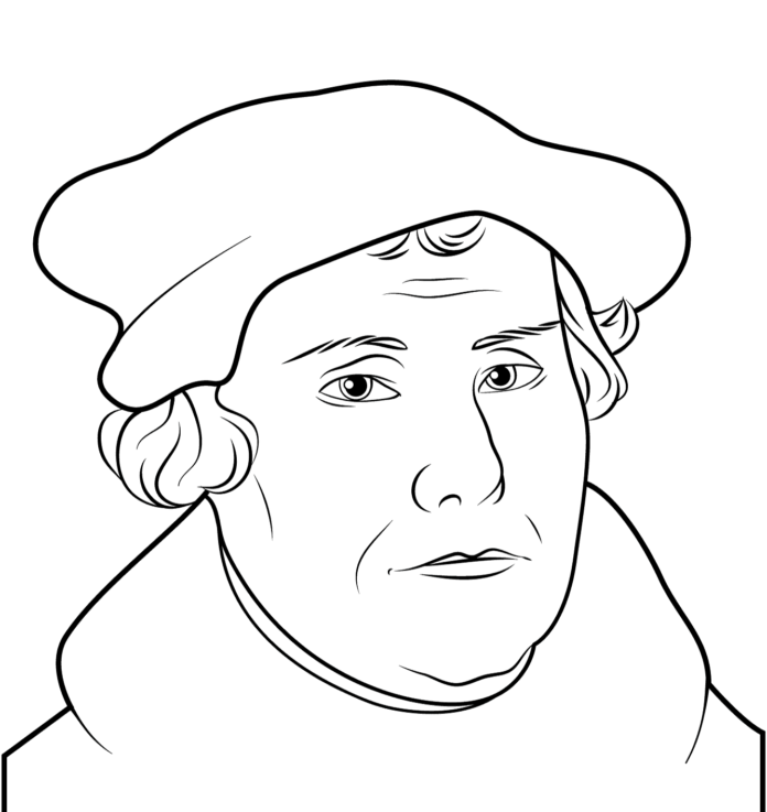 Martin Luther online coloring book