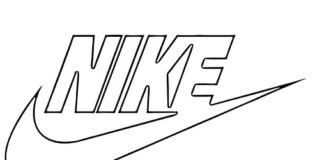 Online malebog Nike indskrift