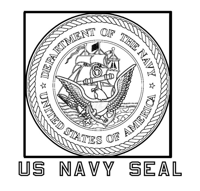Libro da colorare online Navy Seal